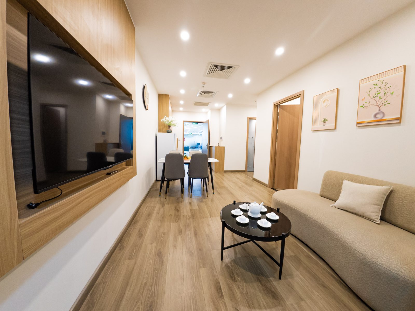 Không gian căn hộ mẫu Happy Home